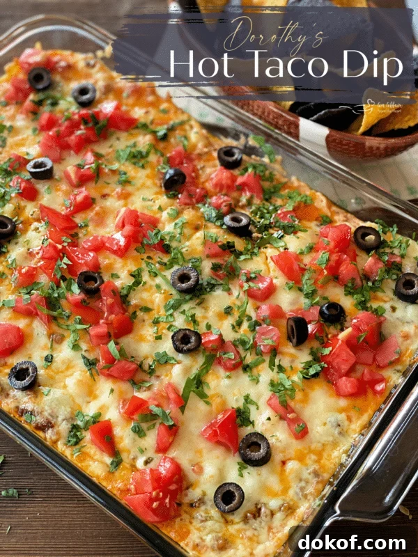 Dorothy's Hot Taco Dip final image