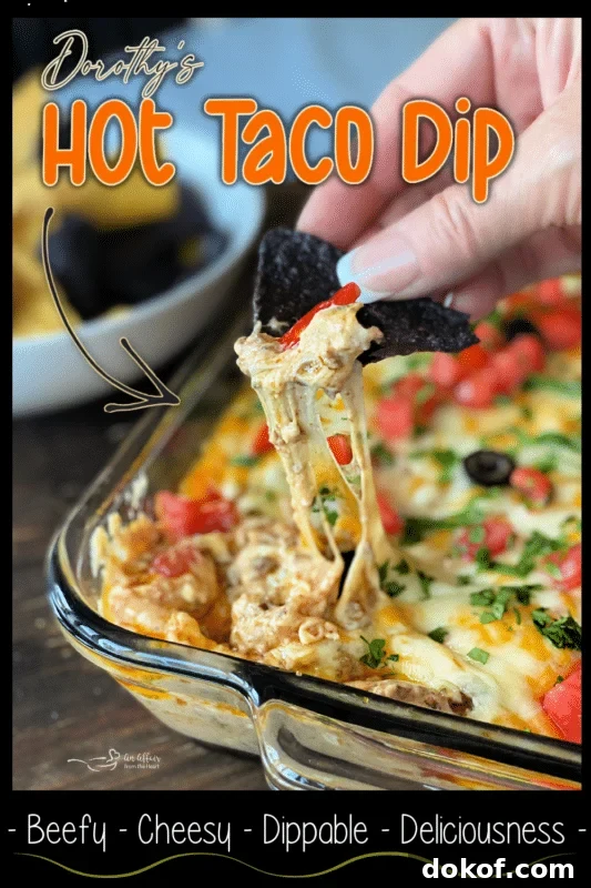 Dorothy's Hot Taco Dip banner