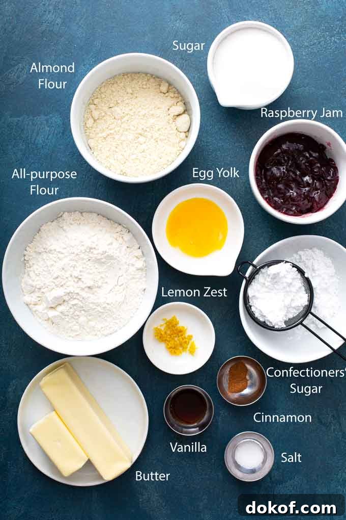 Classic Linzer Cookies Recipe: How to Make Austrian Jam Sandwich Cookies 6 Ingredients to make these easy Linzer cookies