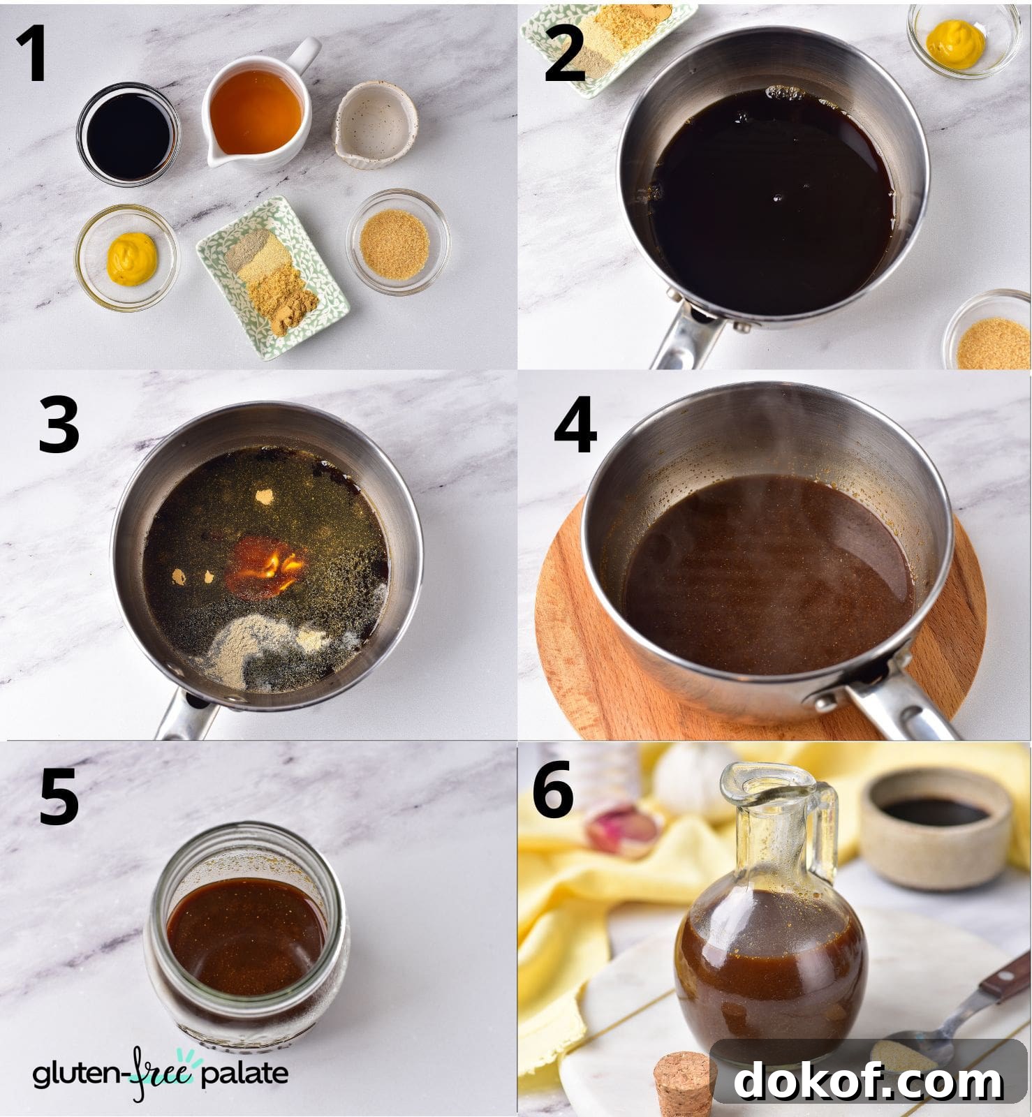 gluten-free Worcestershire Sauce step by step