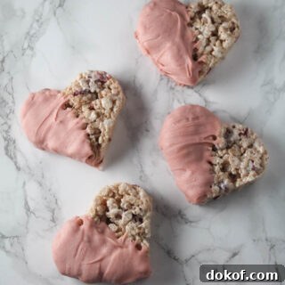 Strawberry Rice Krispie Treats Recipe — Fresh Berry Crispy Squares 2 strawberry rice krispie