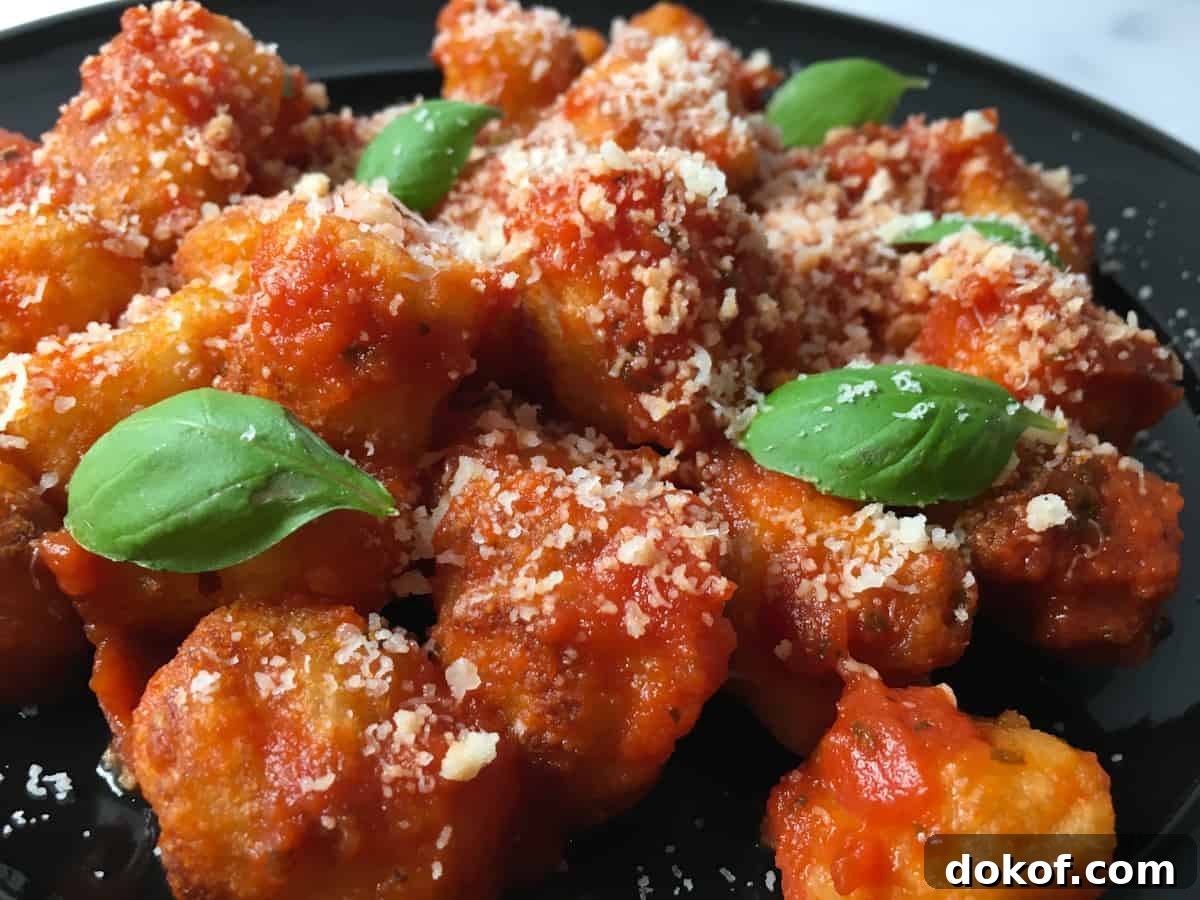 cauliflower gnocchi tomato sauce