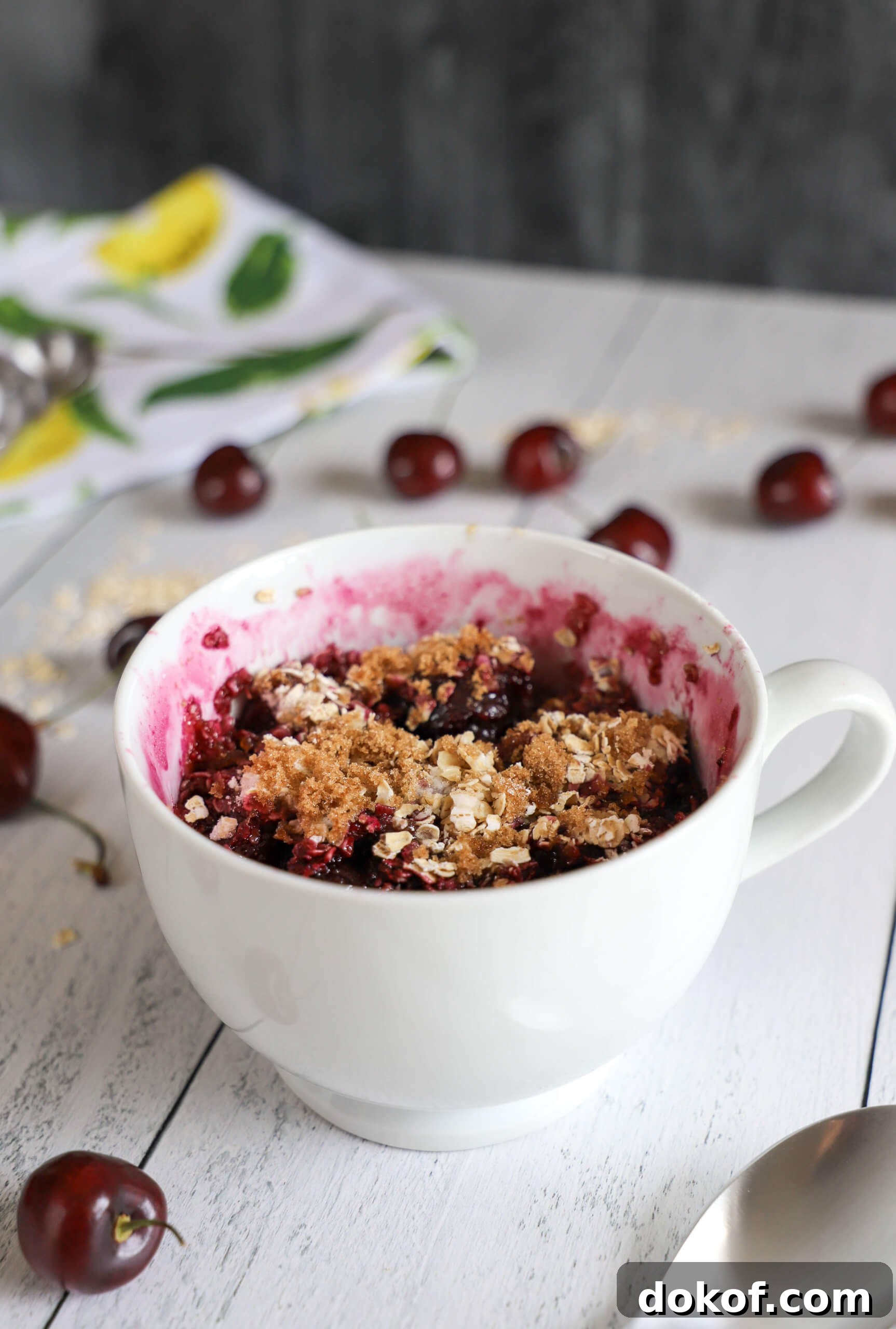Microwave Cherry Cobbler Microwave Cherry Cobbler