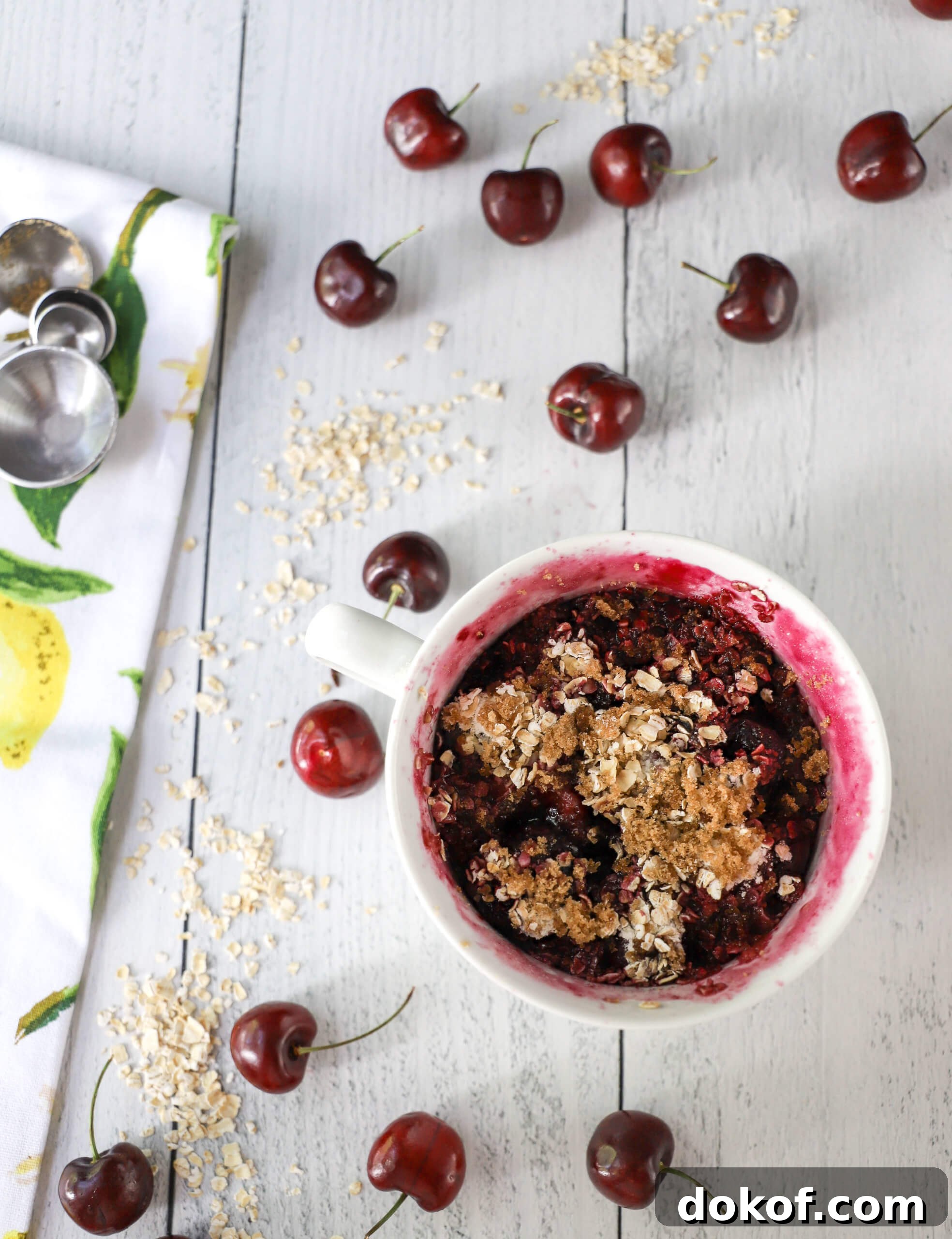 Quick Microwave Cherry Cobbler Recipe for Fast Desserts 3 Microwave Cherry Cobbler