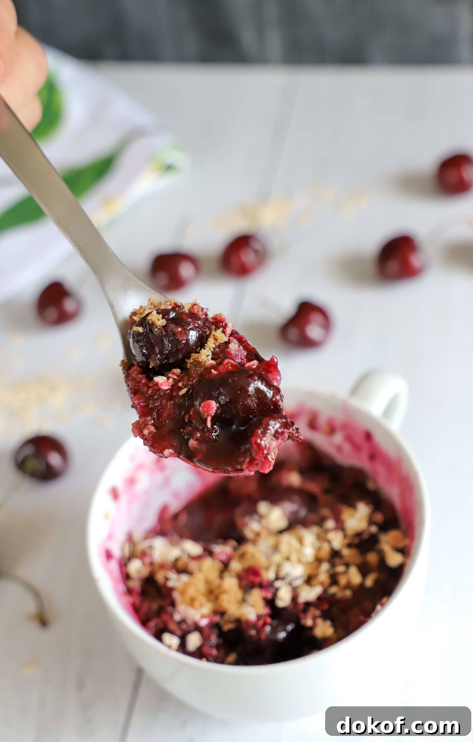 Microwave Cherry Cobbler Microwave Cherry Cobbler