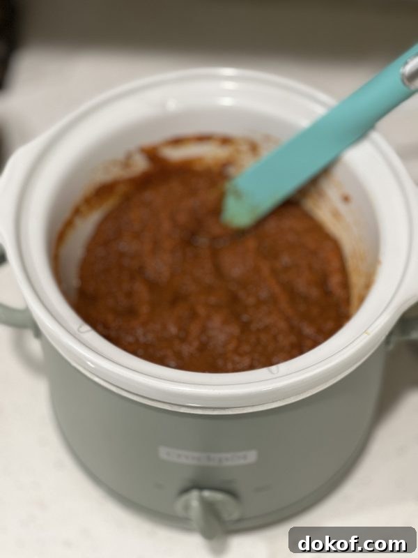 Pumpkin Butter in a crockpot