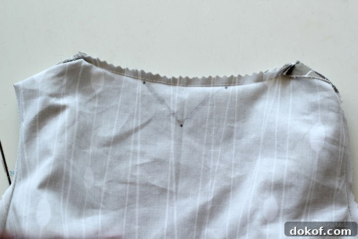 a quick fix for a neckline that's too high