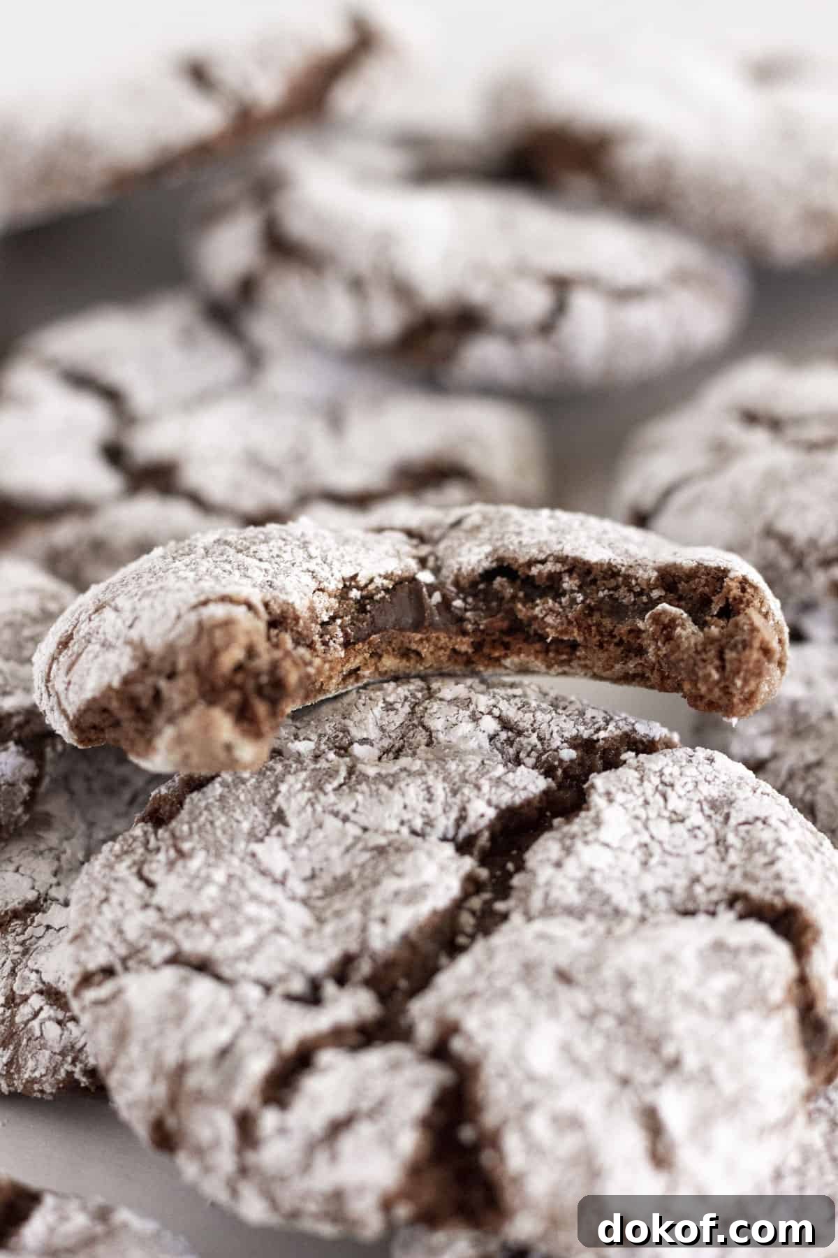 Chocolate Cake Mix Cookies: 12 Irresistible Recipes You’ll Love 18 A tray of chocolate crinkle cookies.