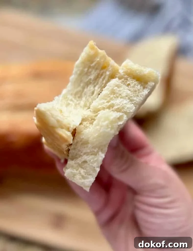Two loaves of soft French bread