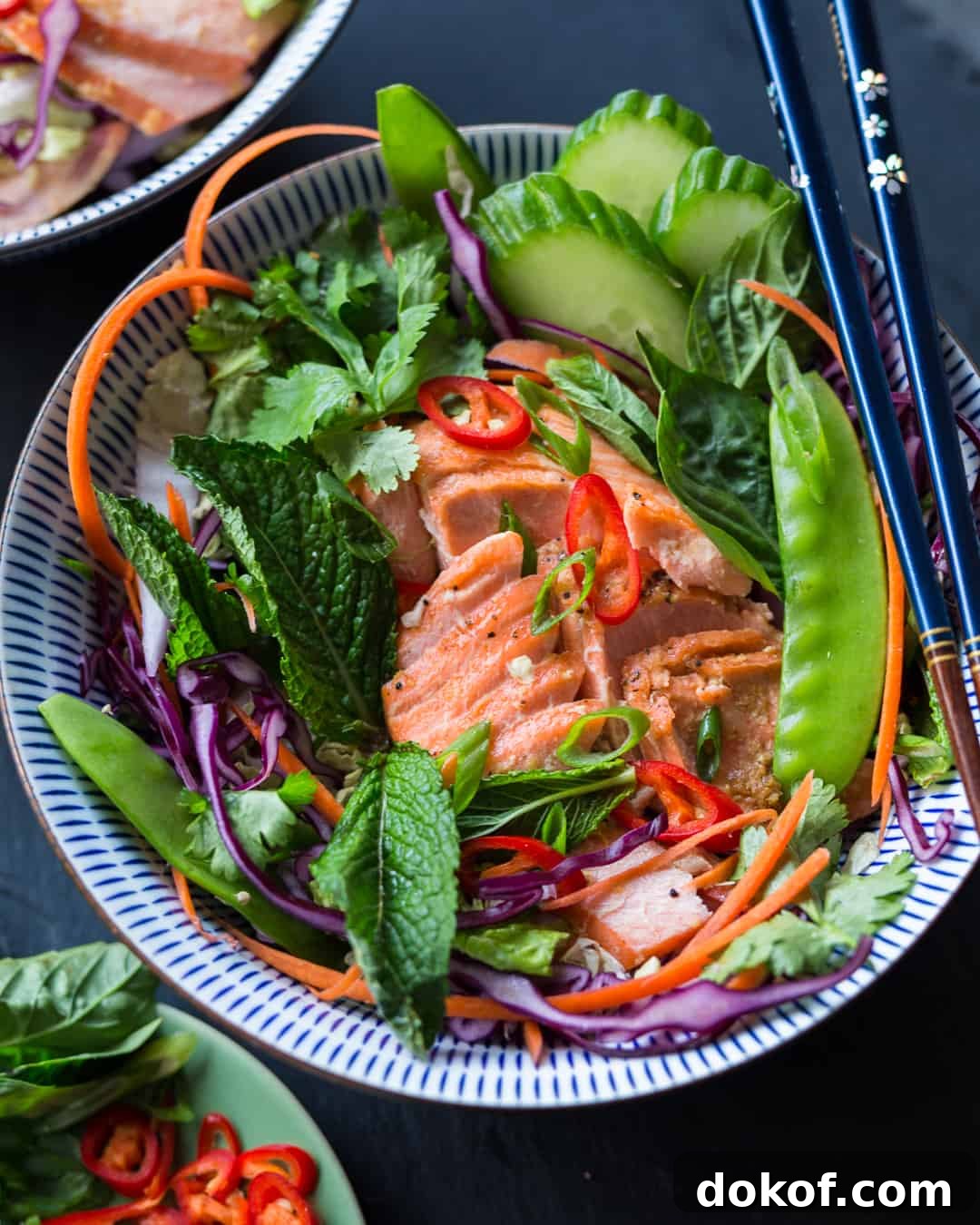 Asian Rainbow Trout Slaw