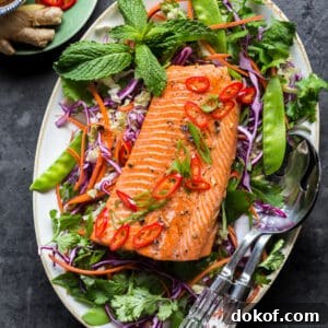 Asian Rainbow Trout Slaw