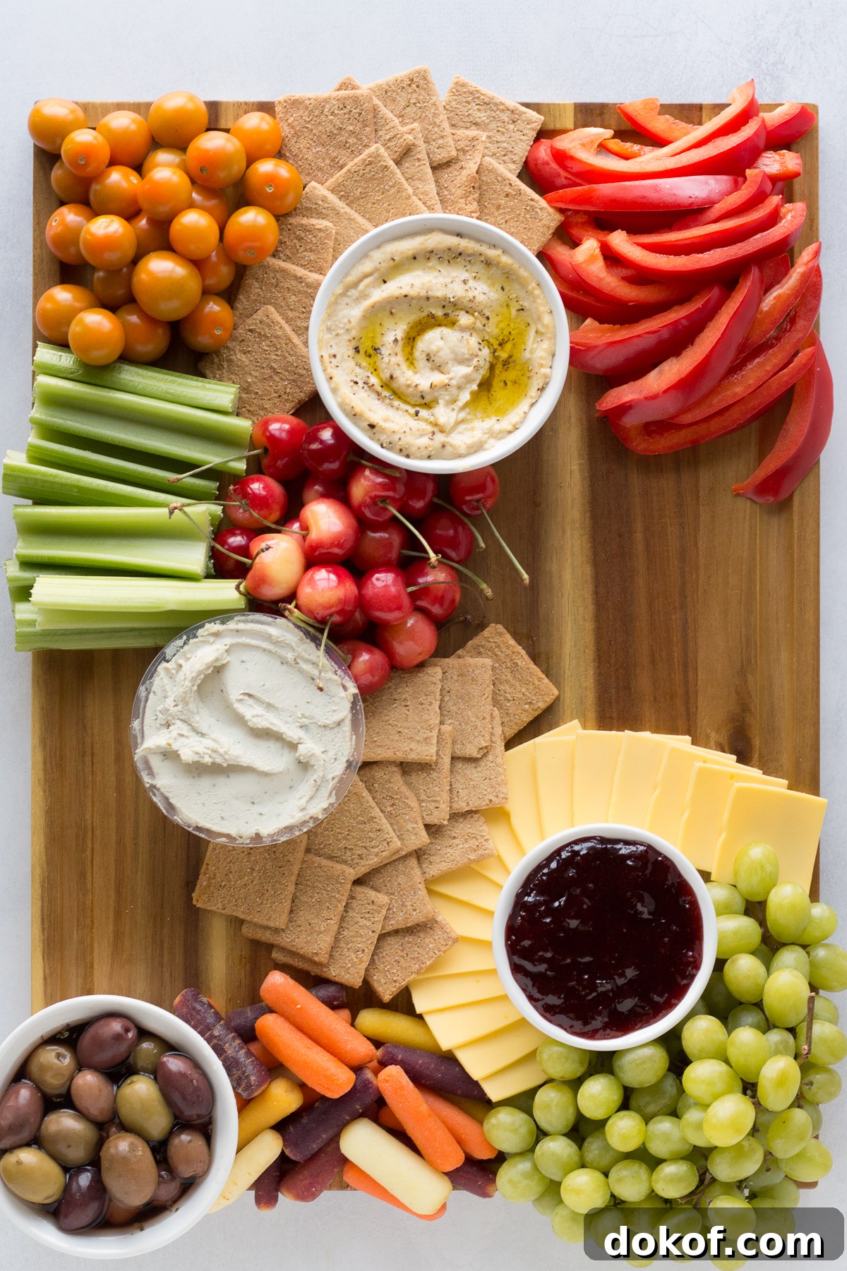 Vegan Cheese Board prep photo by Flora & Vino