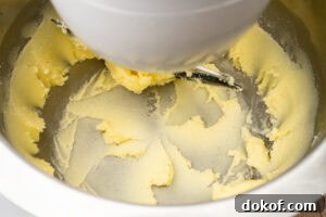 Sugar and butter being mixed together using an electric mixer