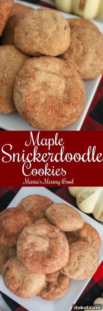 Maple Snickerdoodle Cookies Recipe — Soft Cinnamon Maple Cookies 10 Finished maple snickerdoodle cookies