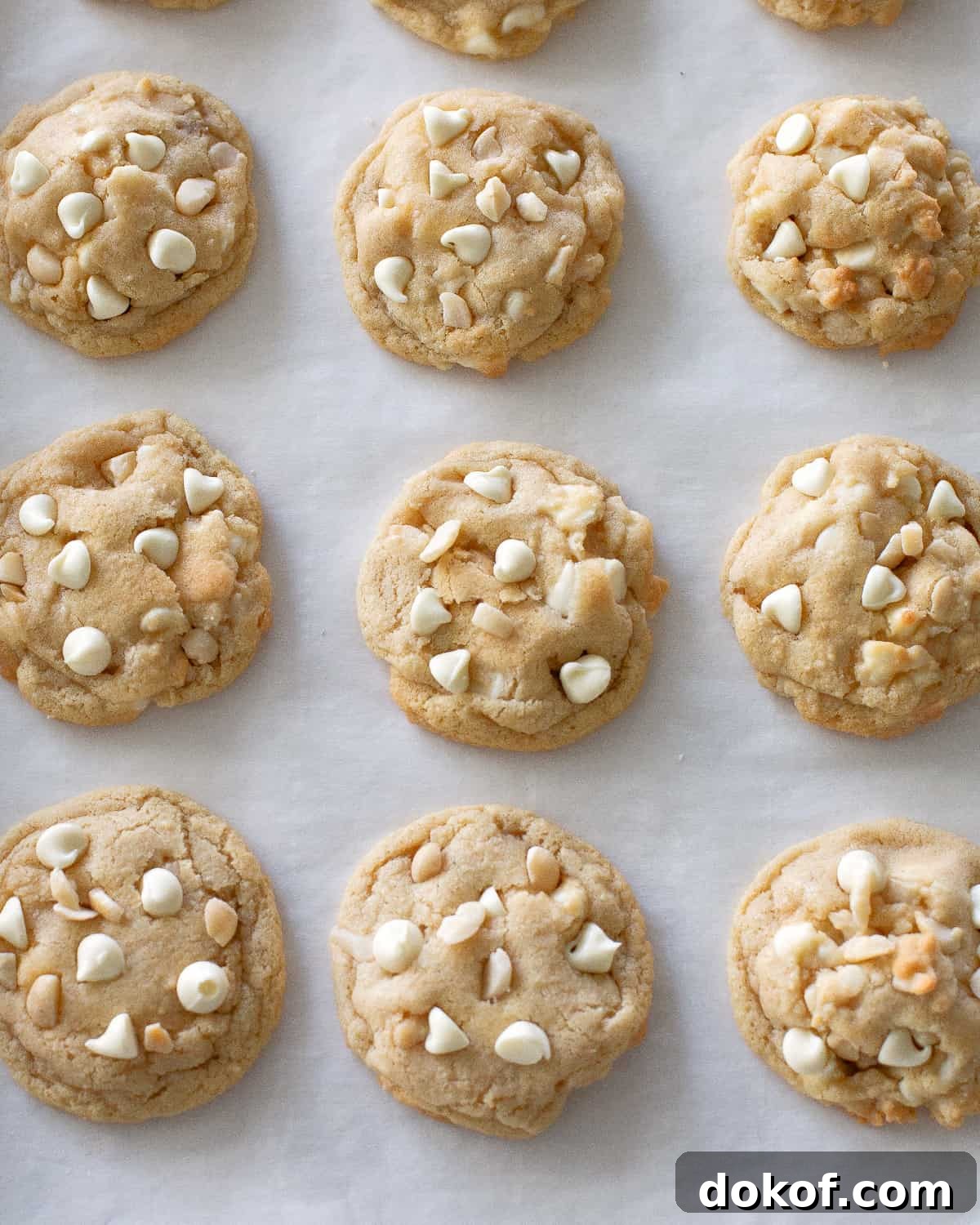 white chocolate macadamia nut cookies