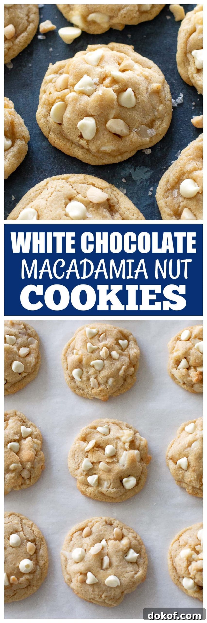 white chocolate macadamia nut cookies
