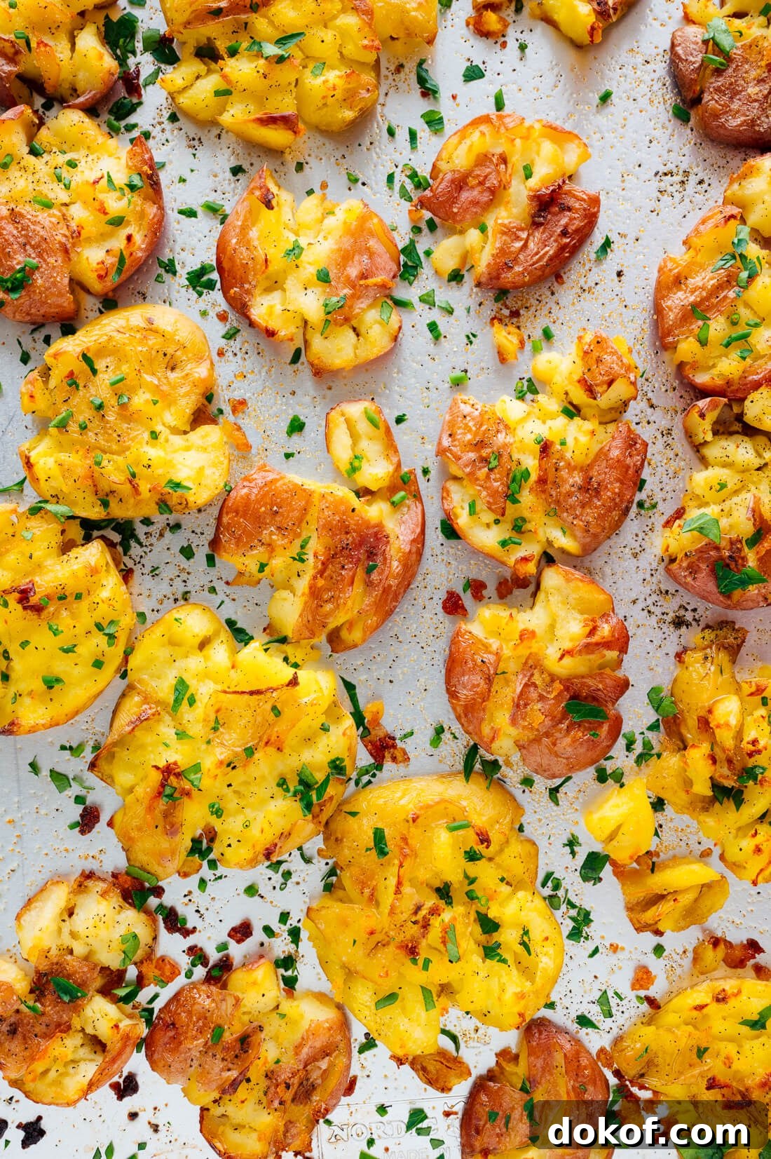 crispy smashed potatoes recipe