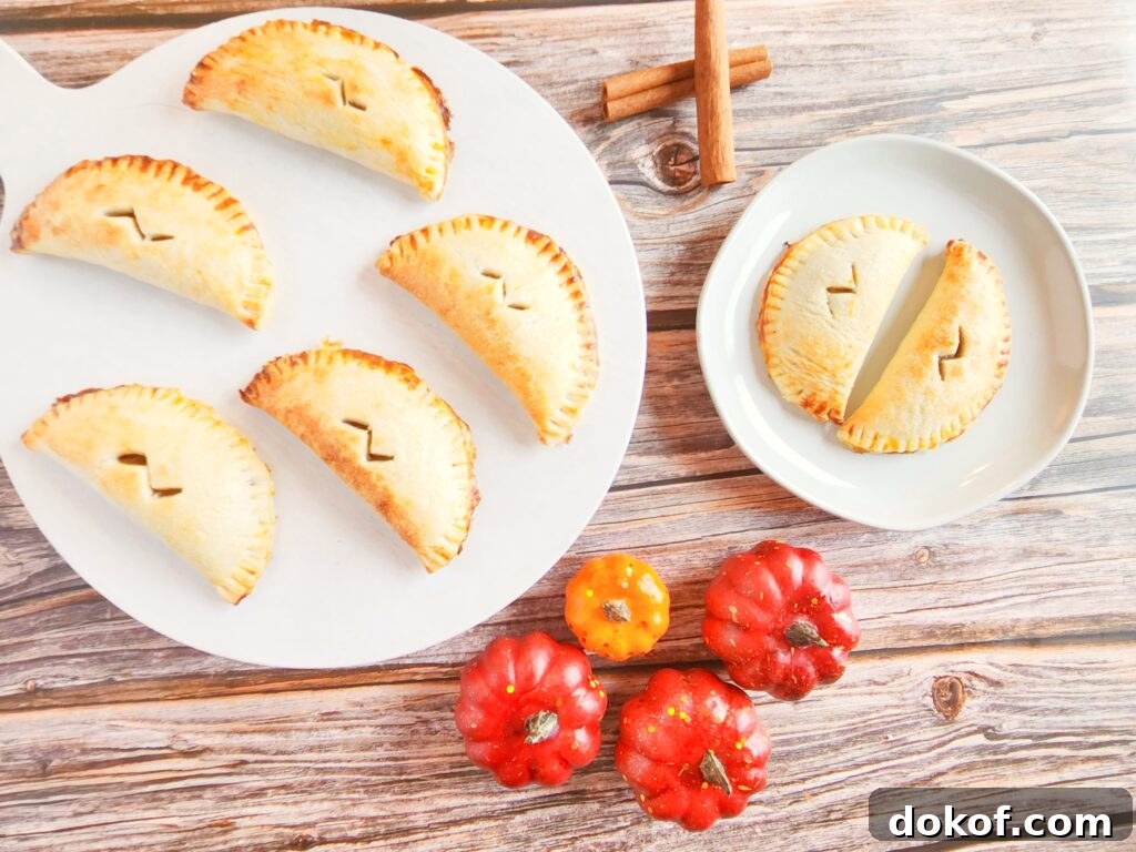 Close up of pumpkin pasties