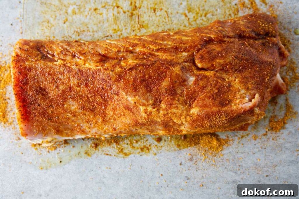 seasoning on pork loin