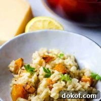 Creamy Butternut Squash Risotto — Minimal Hands, Maximum Flavor 5 A bowl of roasted butternut squash risotto