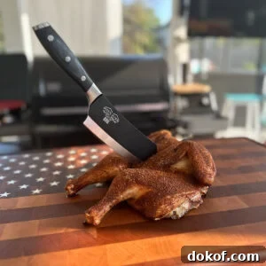 Spatchcock Chicken on a Pellet Grill: Juicy, Crispy Recipe 8 Spatchcock Chicken Finished