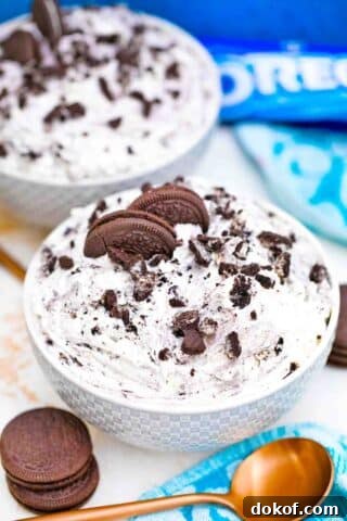 homemade oreo fluff