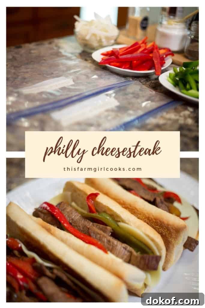 Philly cheesesteak recipe.