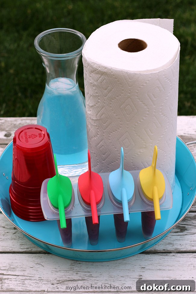 Perfect summer treat! Triple Berry Smoothie Popsicles! Naturally gluten-free. 