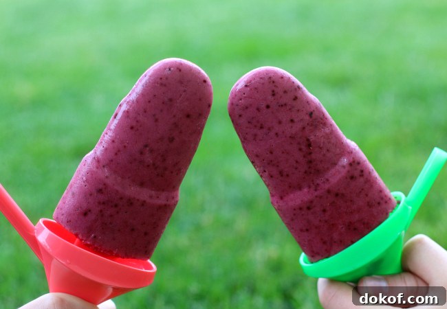 Easy Triple Berry Popsicle Recipe