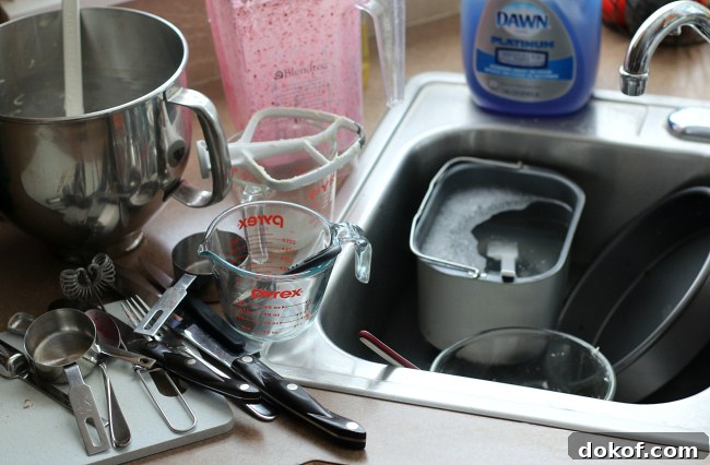 The result of developing recipes is lots of dishes