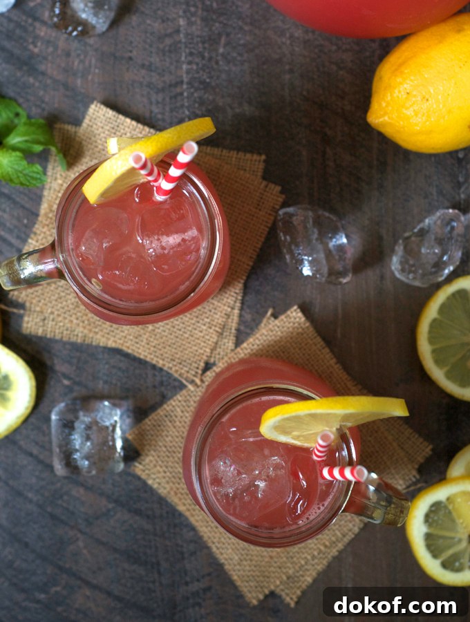 Refined Sugar-Free Watermelon Lemonade