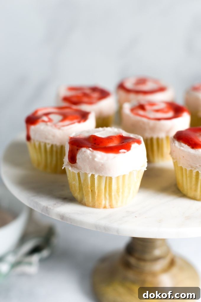 Lemon Strawberry Cupcakes Recipe with Fresh Citrus Frosting 6 img 547 5