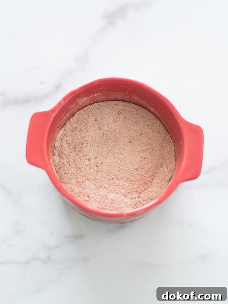 Quick Microwave Chocolate Mug Cake Recipe in 2 Minutes 10 dry ingredients mixed together in mug