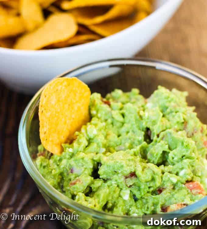 Guacamole with feta cheese