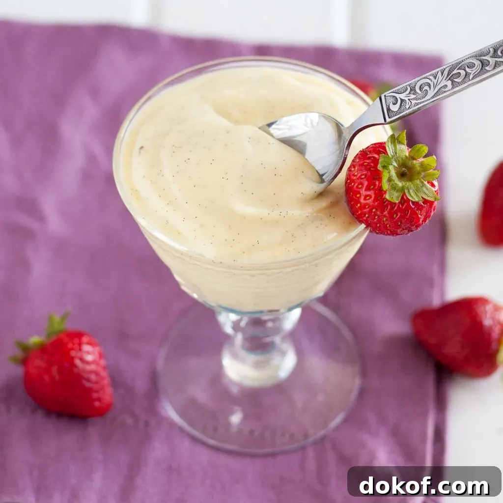 Vanilla bean pudding is a classic, beloved dessert you can whip up with just a few simple ingredients. * Recipe on GoodieGodmother.com