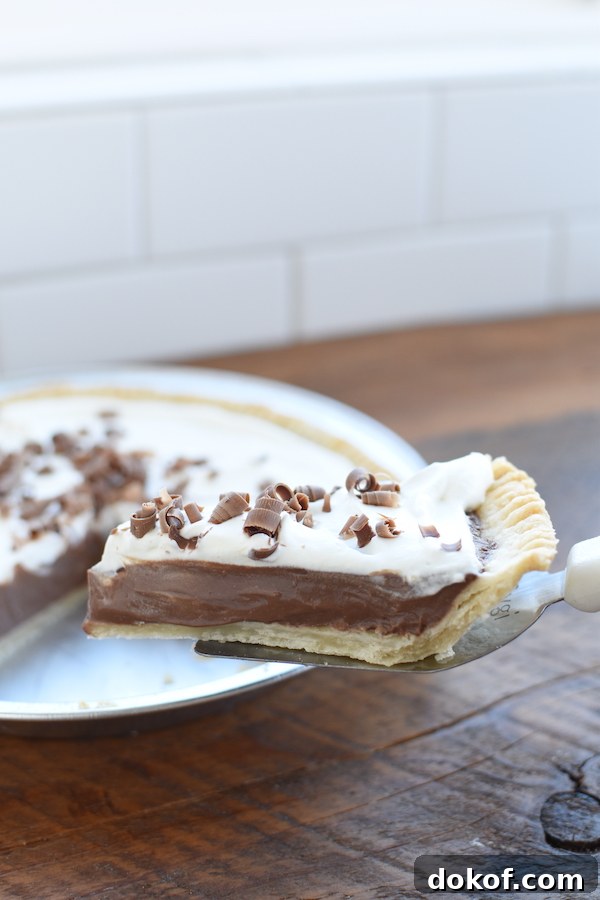 chocolate cream pie without pudding mix | NoBiggie.net