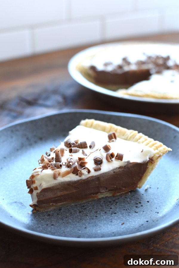 easy chocolate cream pie | NoBiggie.net