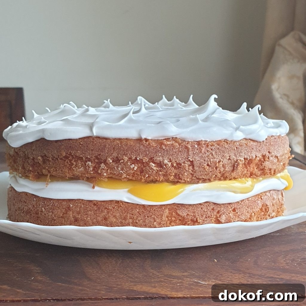 Passionfruit curd and white cake