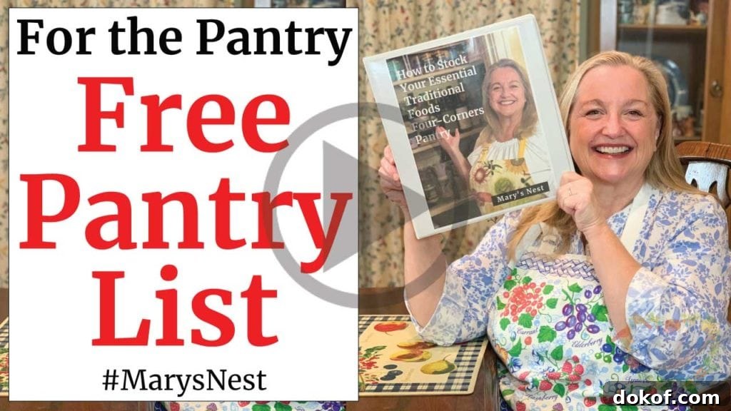 Free pantry list