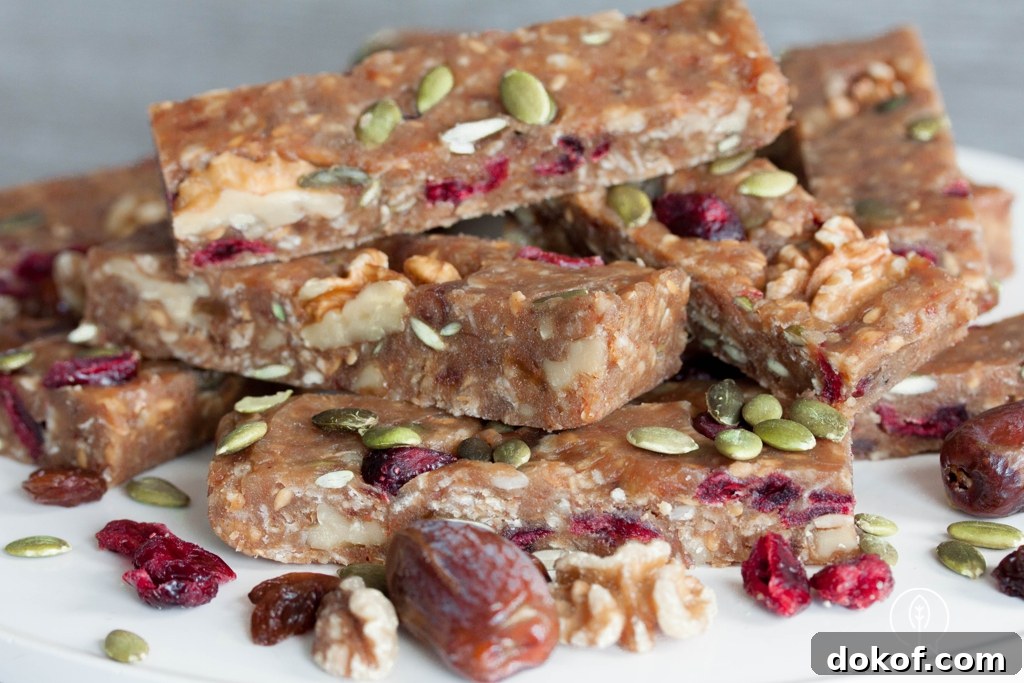 Cranberry Seed No-Bake Breakfast Bars Recipe 7 No-Bake Breakfast Bars