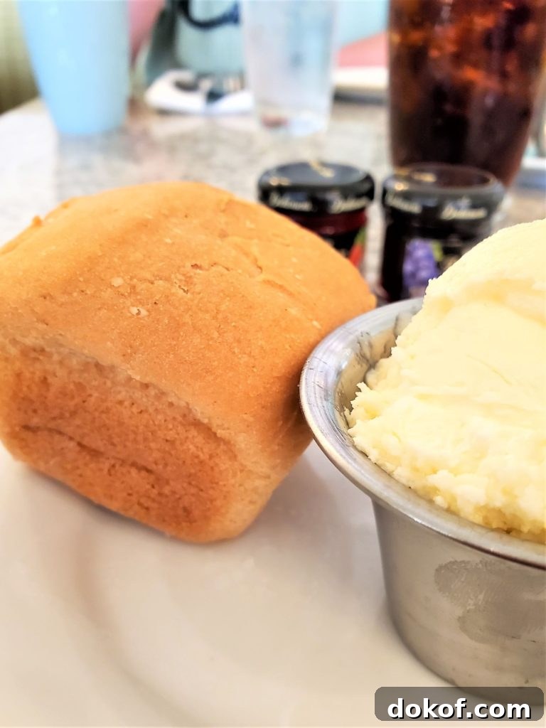 gluten free roll with butter at grand floridian