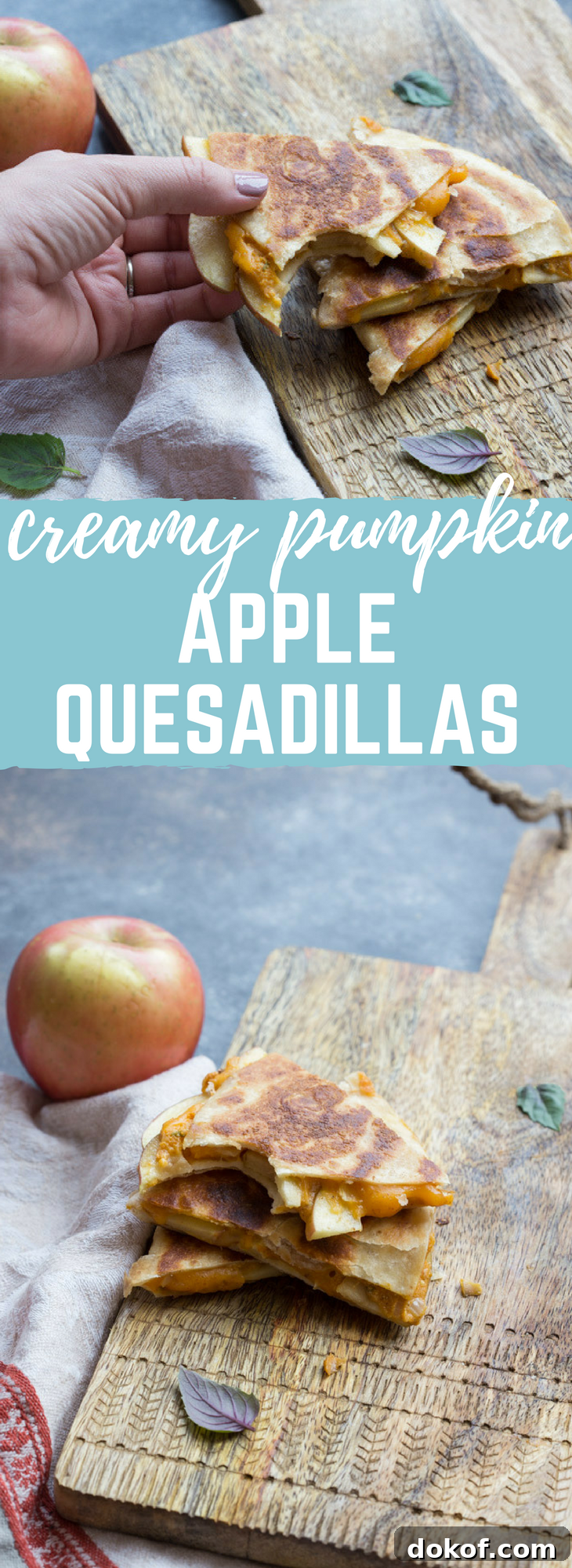 Creamy Pumpkin Apple Quesadillas Creamy Pumpkin Apple Quesadillas