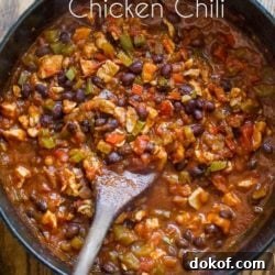 Healthy Chicken Chili Recipe | @EatBetterRecipes