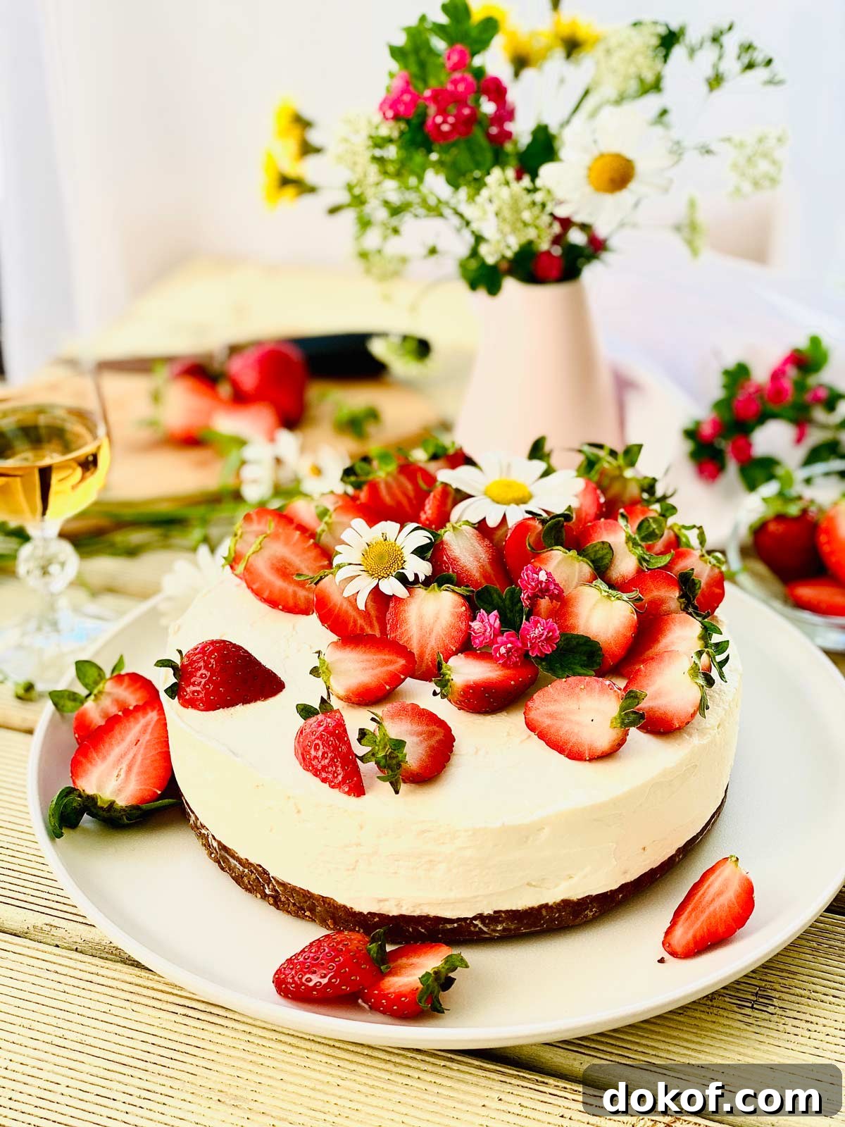 Strawberry cheesecake