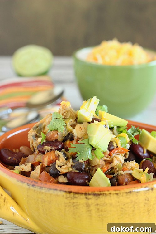 Three bean Chicken Chili