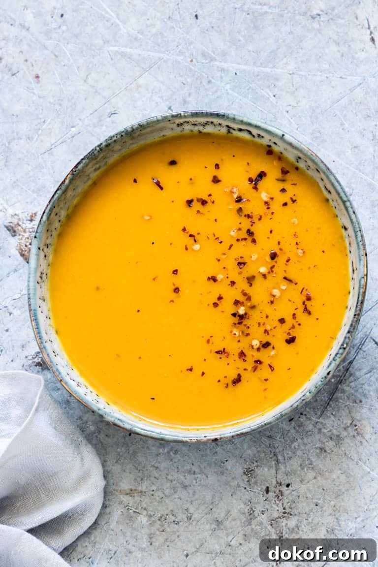 Peanut Butter Kabocha Squash Soup