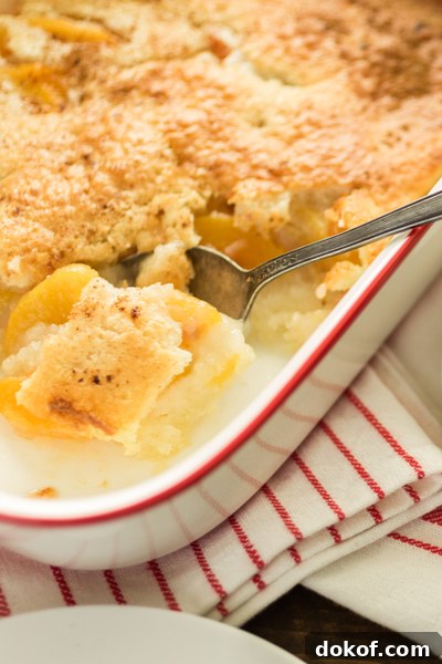easy peach cobbler