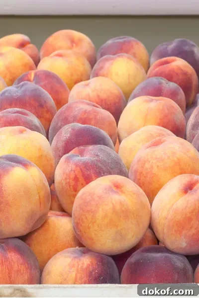 fresh peaches
