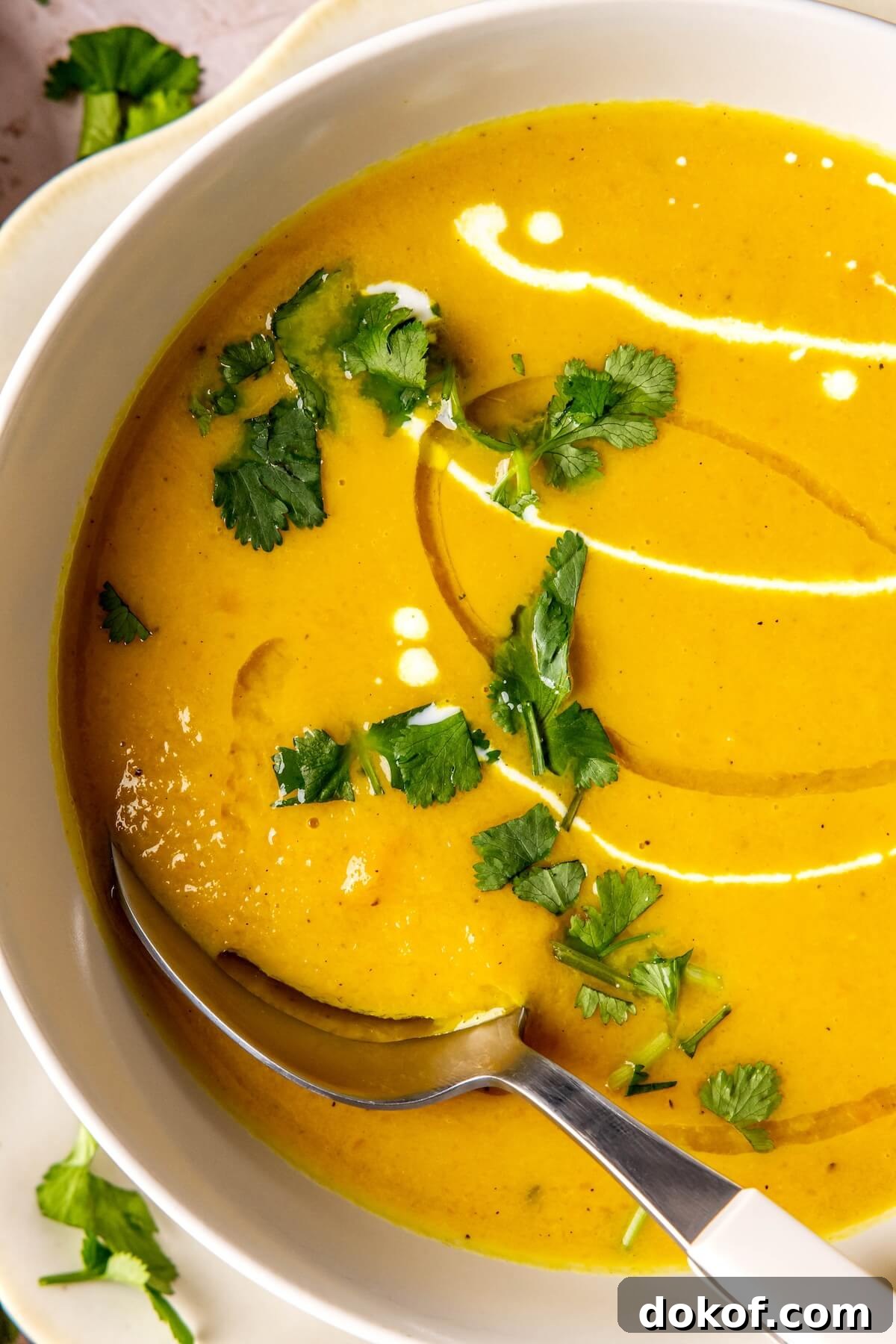 Carrot Ginger Coconut Milk Soup - Olivia Adriance