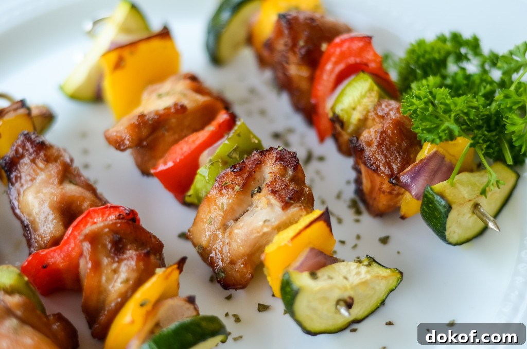 air fryer chicken kabobs